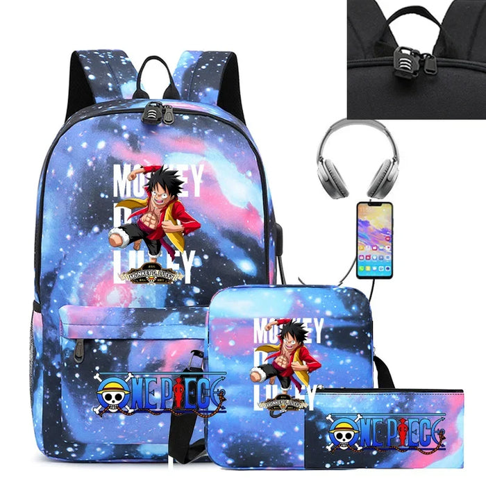 Japanese Manga Print Bags With USB