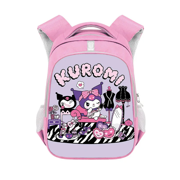 Kuromi Cartoon Printed Student Backpack