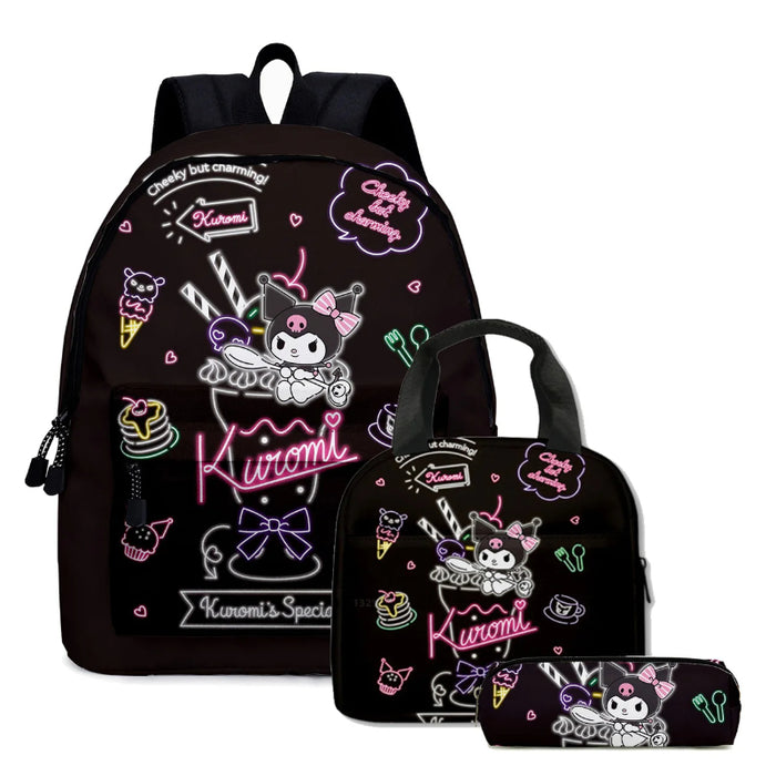 Kuromi Character Printed Bags Set