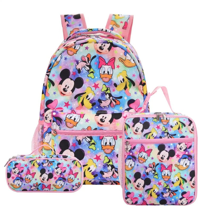 Mickey Three Piece Elementary School Bag