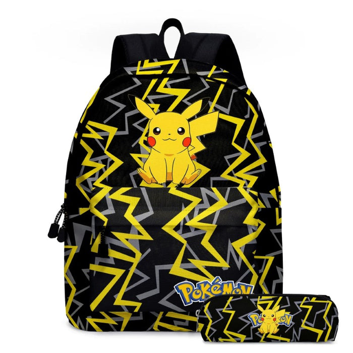 Pikachu Cartoon School Bag