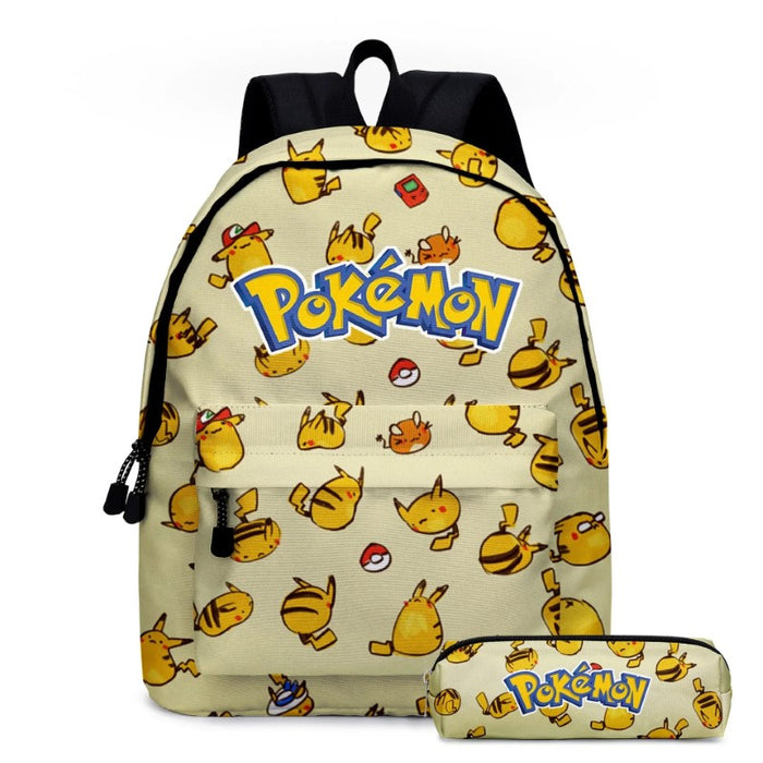 Pikachu Cartoon School Bag