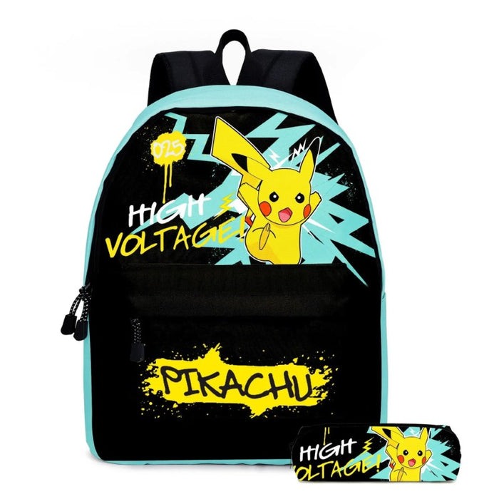 Pikachu Cartoon School Bag