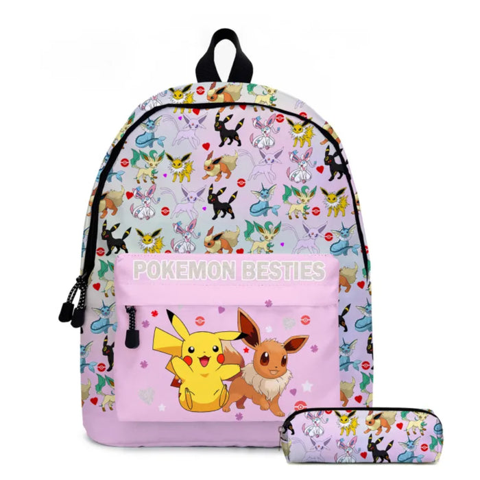 Pokémon Character Backpack With Matching Pencil Case