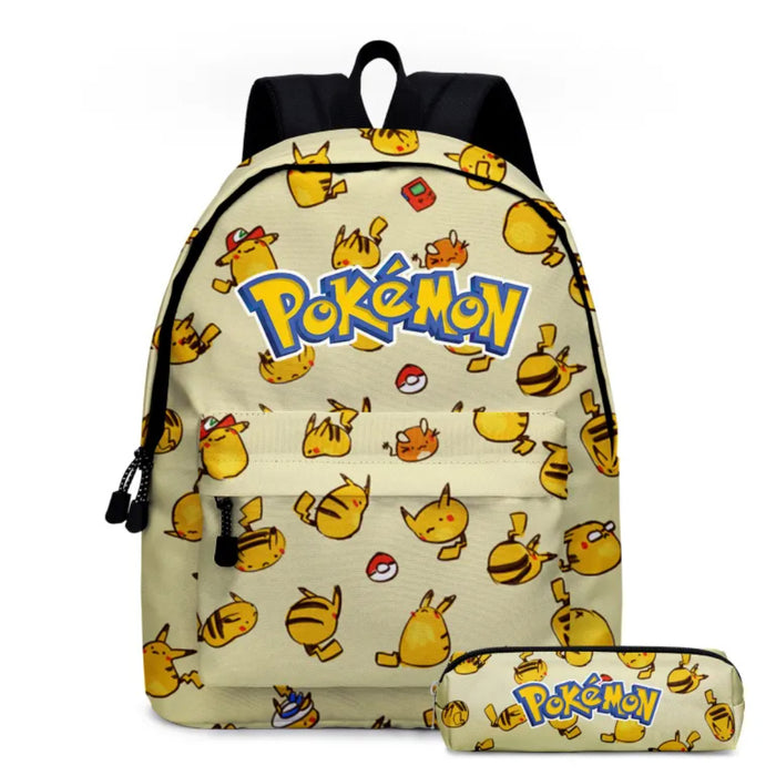 Pokémon Character Backpack With Matching Pencil Case