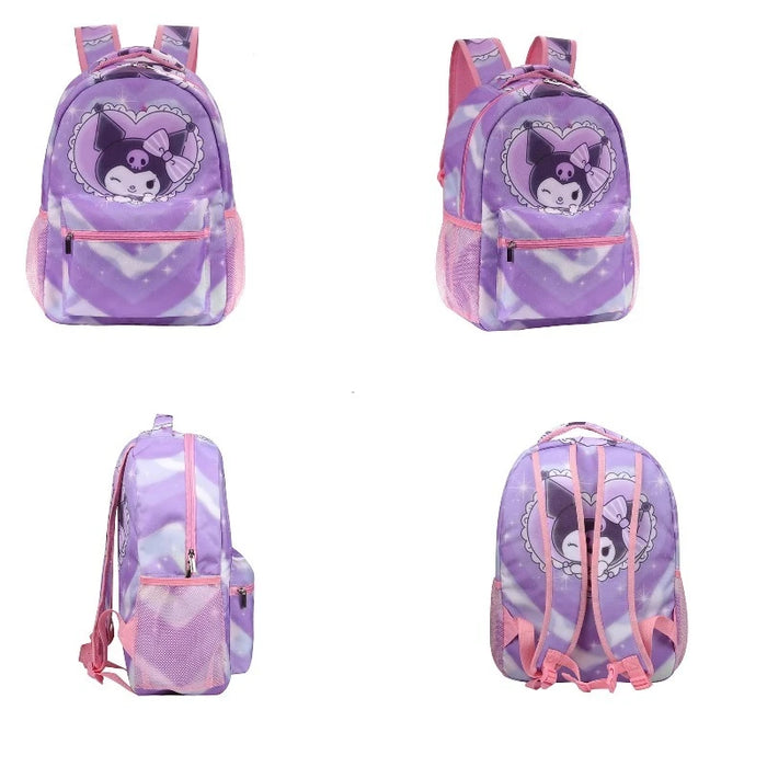 Character Print Backpack For School Children