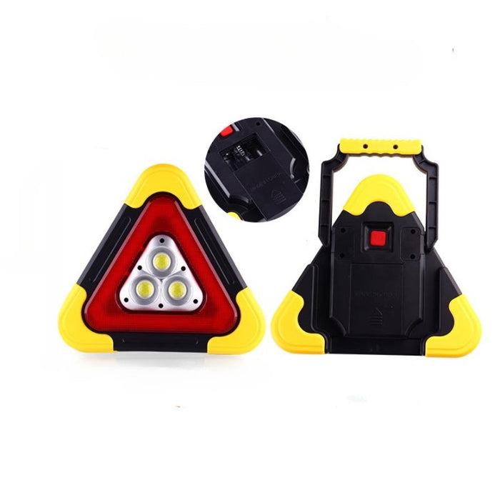 2 IN 1 Emergency Triangular Roadside Warning Light