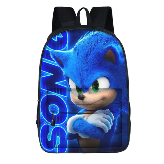 Sonic With Compartments Schoolbag