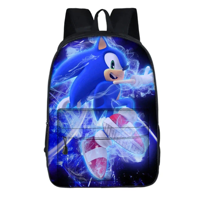 Sonic With Compartments Schoolbag