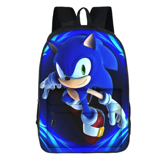 Sonic With Compartments Schoolbag