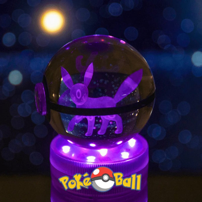 Umbreon Crystal Ball With Illuminated Stand