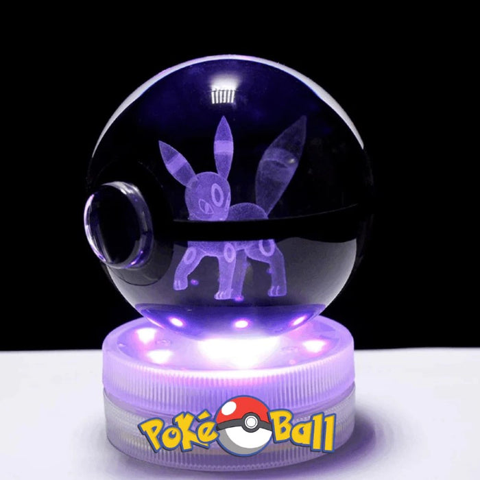 Umbreon Crystal Ball With Illuminated Stand