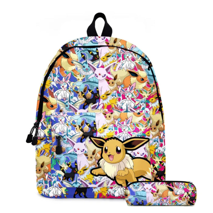 Pokémon Character Backpack With Matching Pencil Case