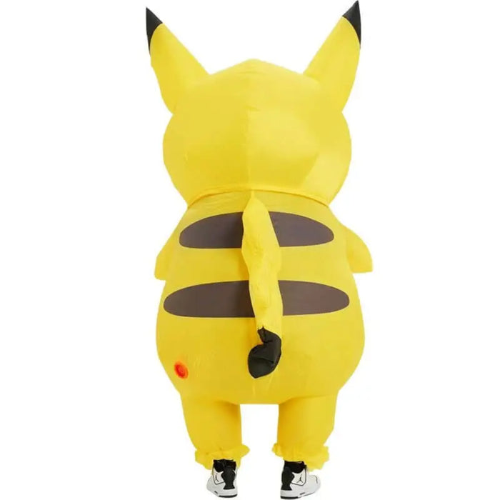 Inflatable Pikachu Costume With Built In Fan