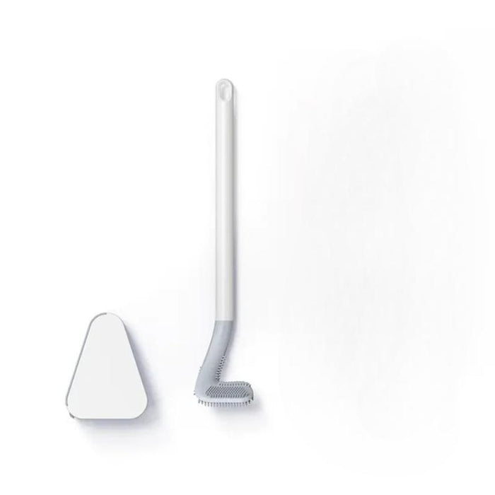 Flexible Toilet Brush With Ventilated Holder