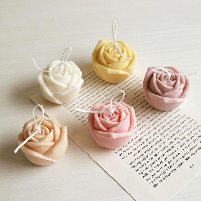 3D Silicone Rose Shape Ice Cube Maker