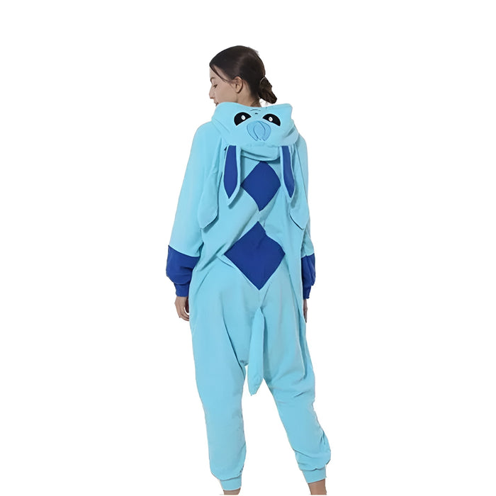 Pokemon Glaceon Themed Cozy Onesie