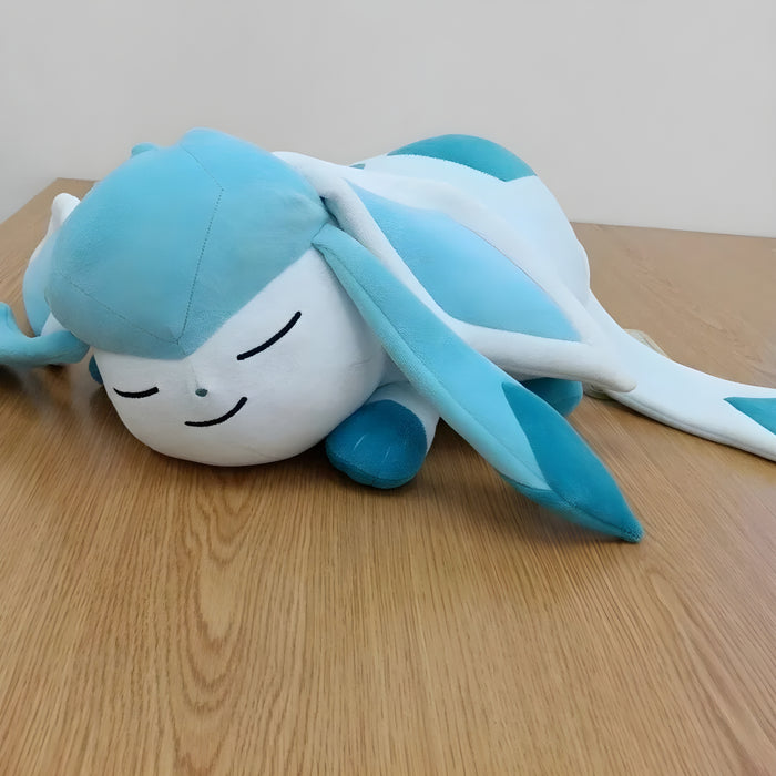 Sleeping Glaceon Plush Pillow Toy