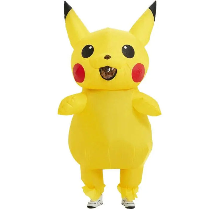 Inflatable Pikachu Costume With Built In Fan