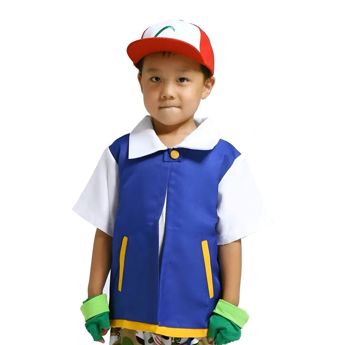 Pokemon Ash Cosplay Costume