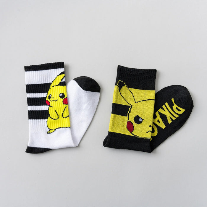 Pikachu Themed Crew Socks Set