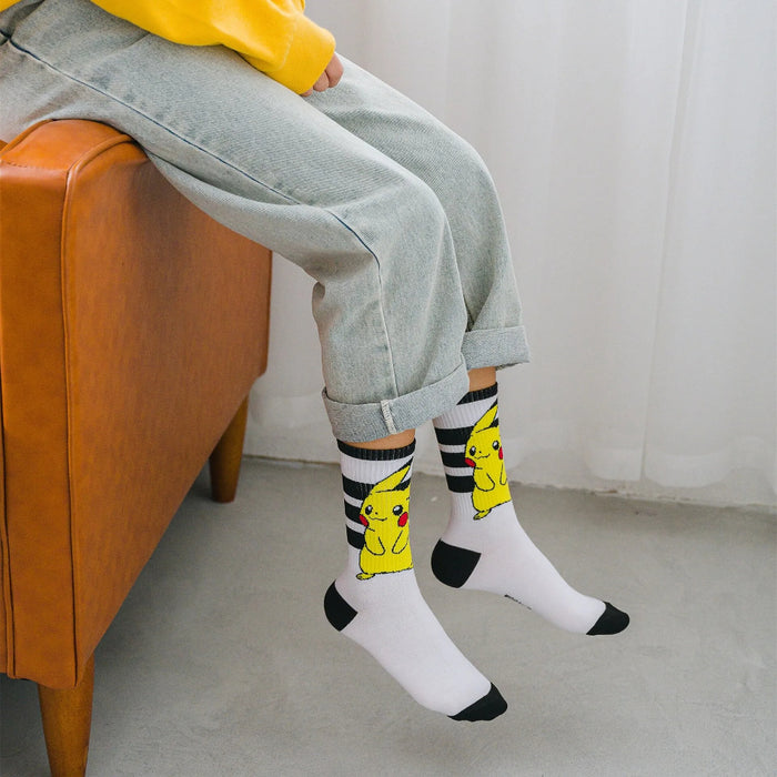 Pikachu Themed Crew Socks Set
