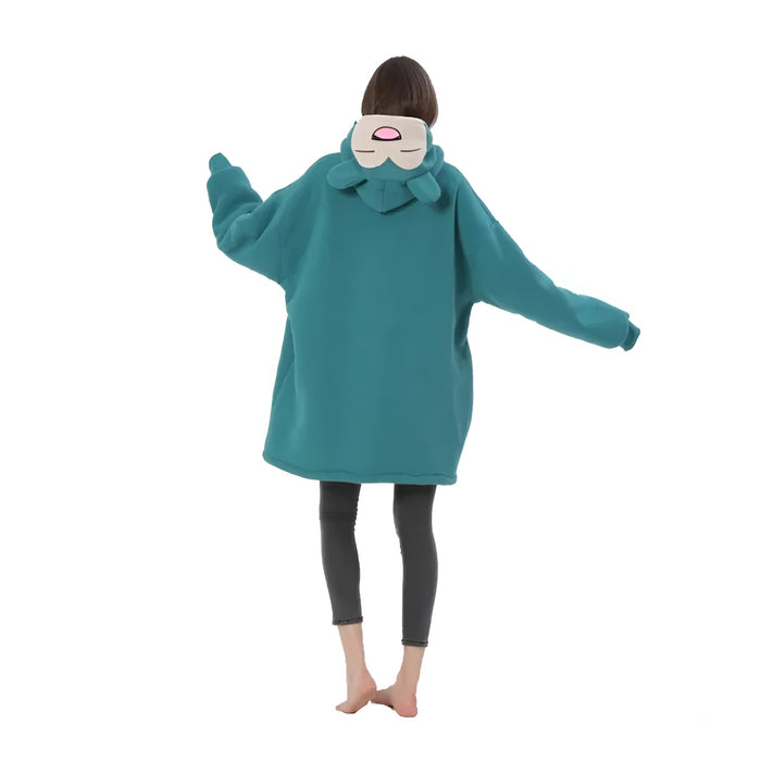 Snorlax Inspired Cozy And Comfy Oversized Hoodie