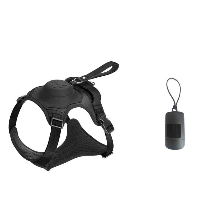 Pet Harness And Waste Pickup Bag