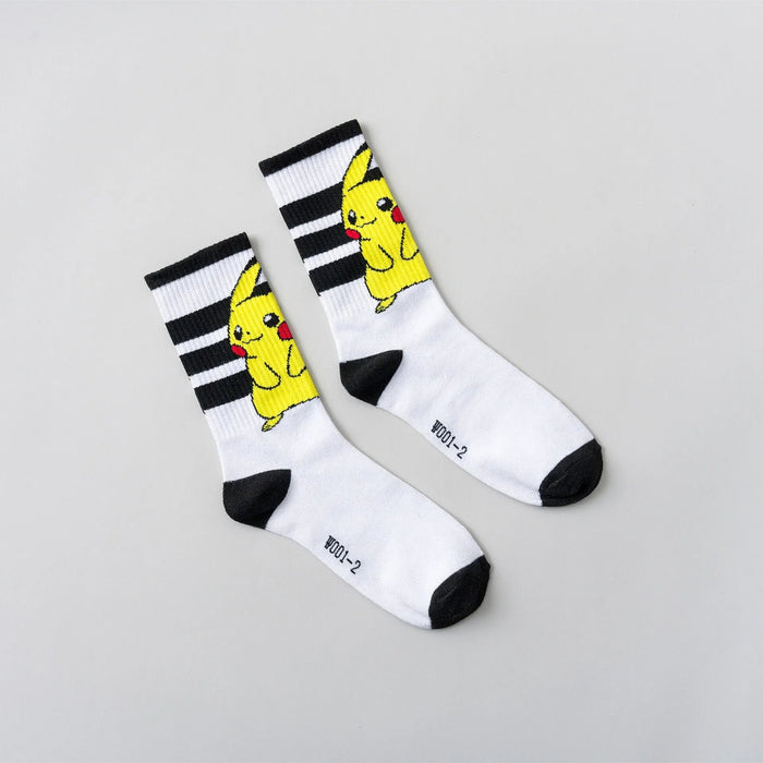 Pikachu Themed Crew Socks Set