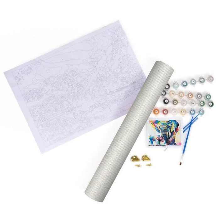 Paint By Numbers Kit - Nerdy Frog