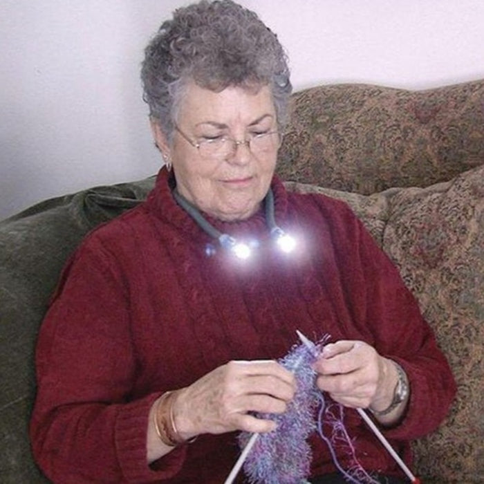 Knitting Crocheting Lamp - Your go-to tool while knitting!