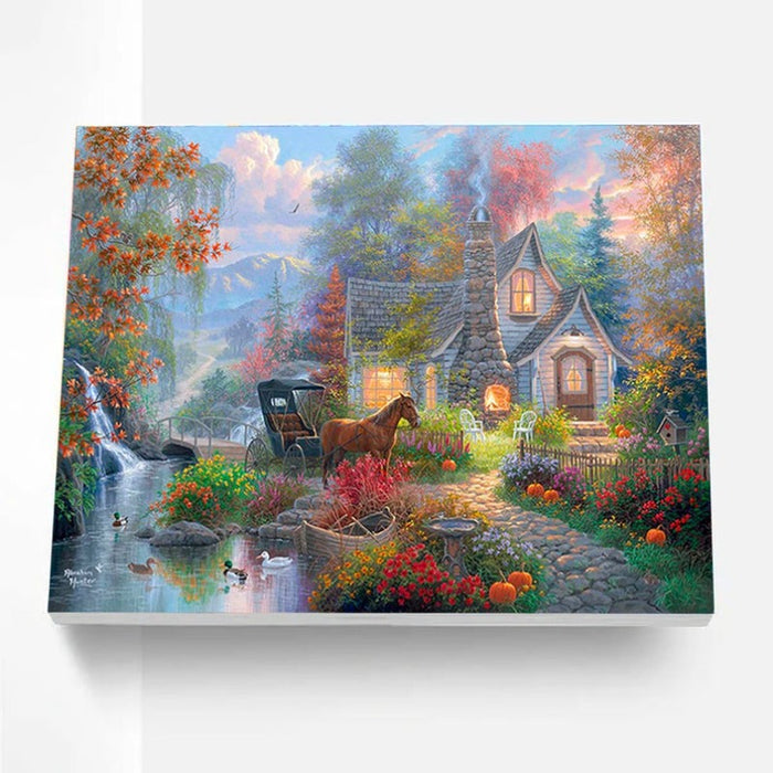 Paint By Numbers Kit - Fairytale Cottage