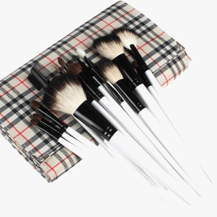 Professional 20Pc Brush Set with Voguish Case - FREE SHIP DEALS