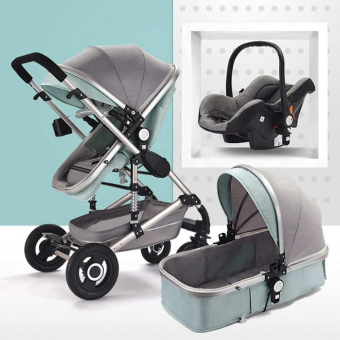 3-in-1 Stroller, Bassinet and Toddler Seat