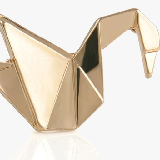 Golden Crane Origami Pin - FREE SHIP DEALS