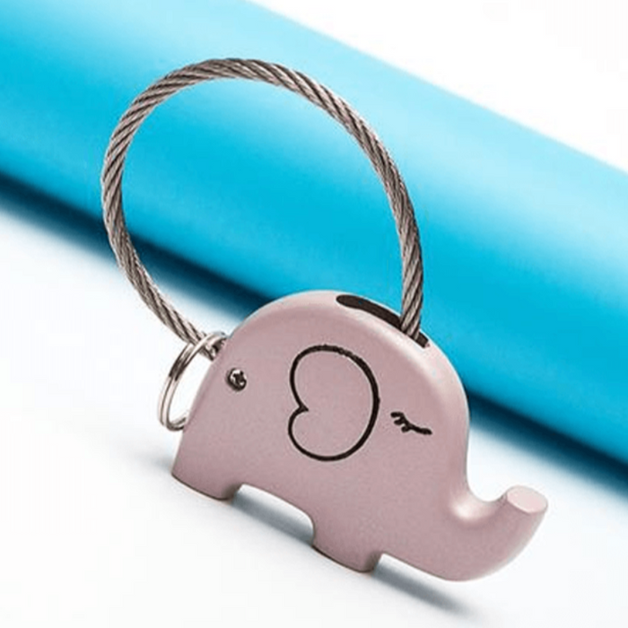Elephant Love Keychain