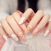 Nude Floral Nails - FREE SHIP DEALS