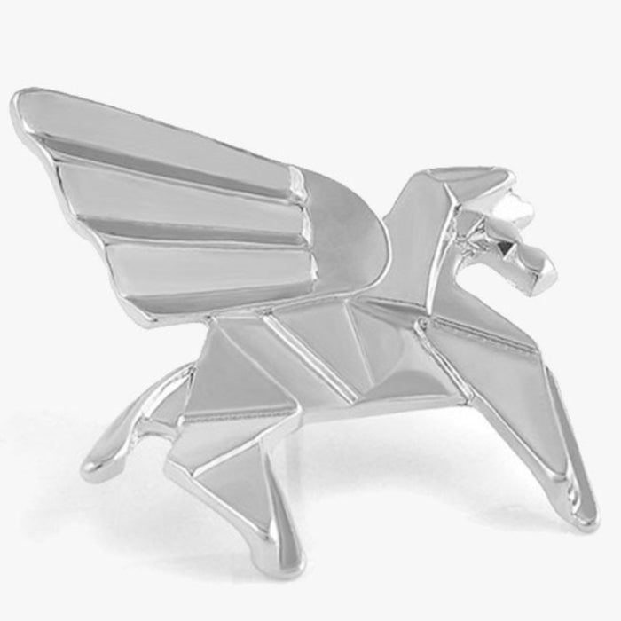Silver Pegasus Origami Pin - FREE SHIP DEALS