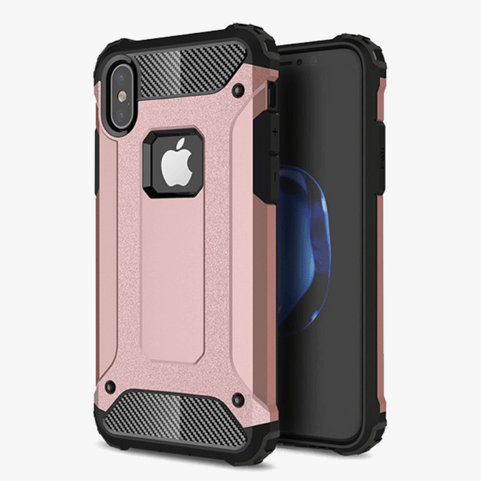 Strong Hybrid Shockproof Armor Phone Back Case For iPhone X