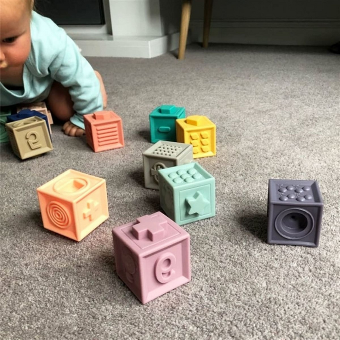 Baby Multi Learning Soft Cube Toy