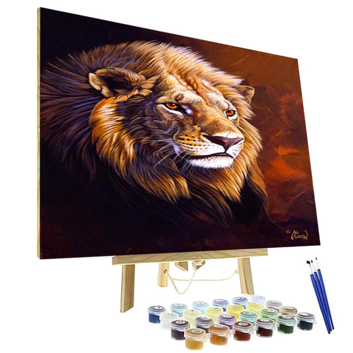 Paint By Numbers Kit - Lion Study