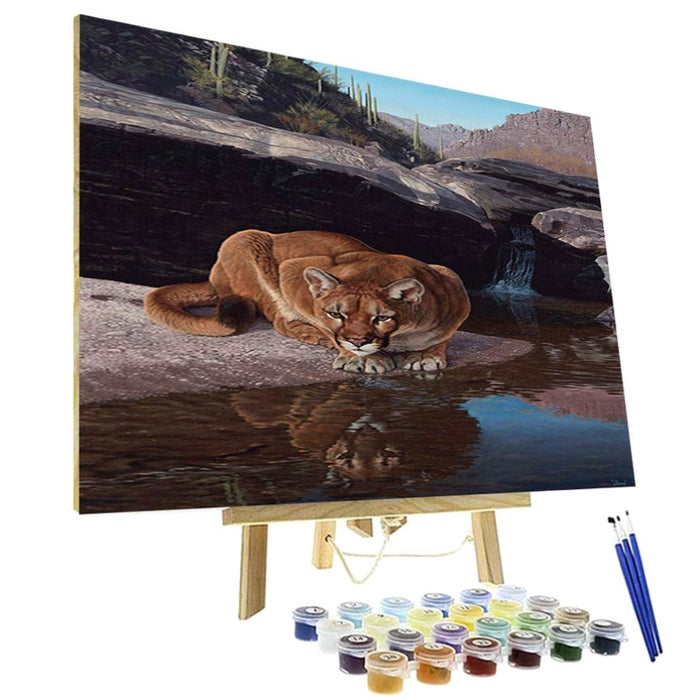 Paint By Numbers Kit - Canyon Oasis