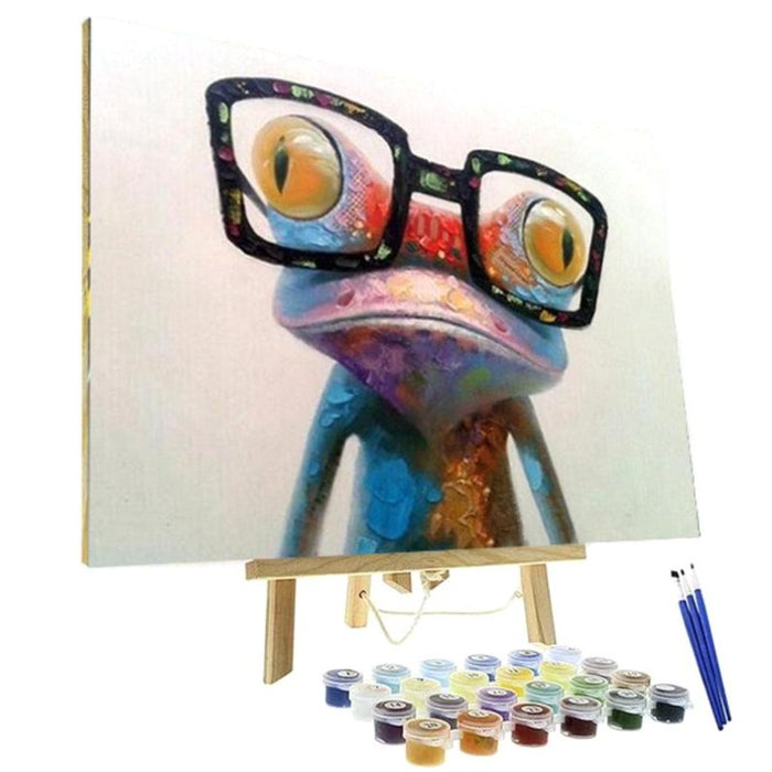 Paint By Numbers Kit - Nerdy Frog