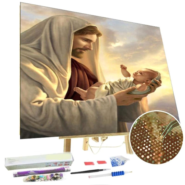 Paint By Diamonds Kit - Jesus Child 5D