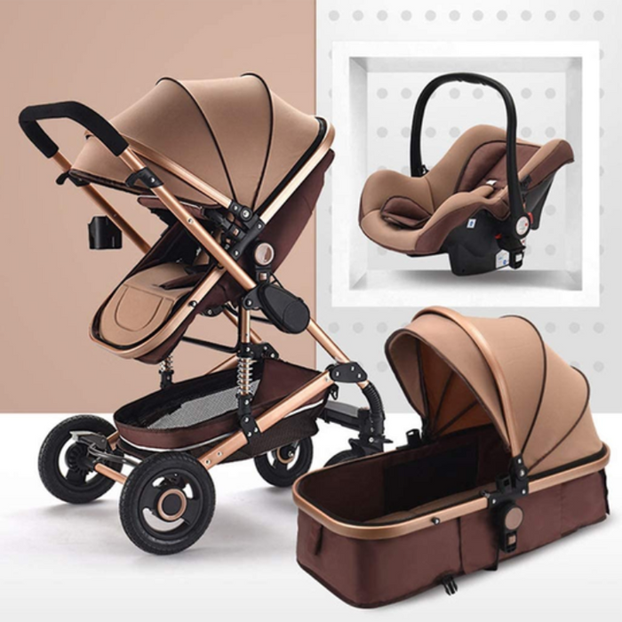 3-in-1 Stroller, Bassinet and Toddler Seat