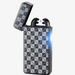Black Checkered Rechargeable Windproof Lighter - FREE SHIP DEALS