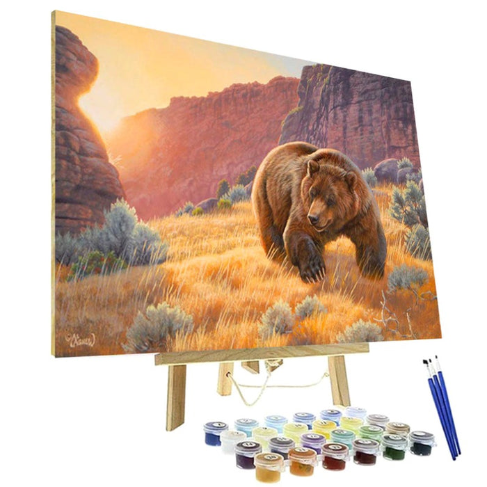 Paint By Numbers Kit - Canyon Visitor