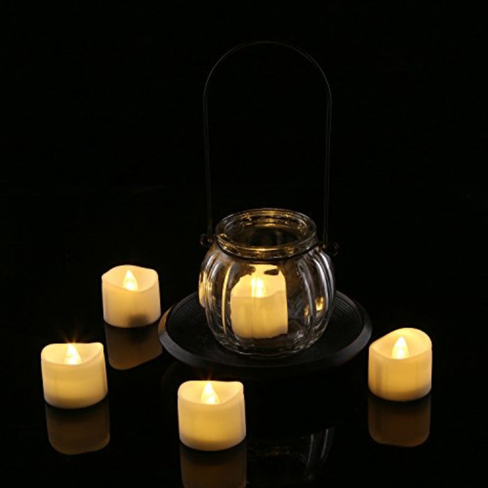 Flameless LED Tea Light, Pack of 12 (battery operated)