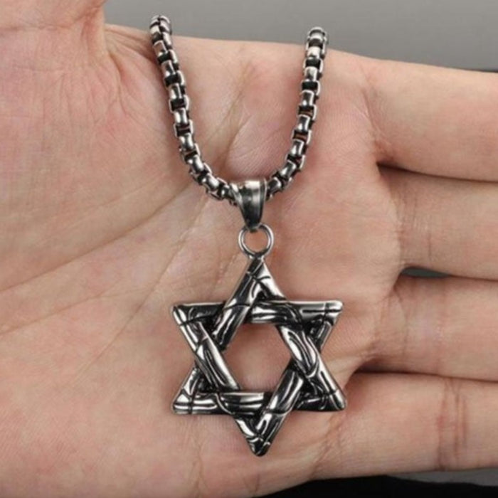 Men's Jewish Star Pendant