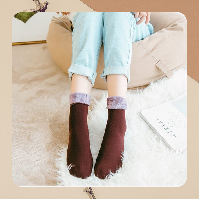 Seamless Velvet Warm Socks